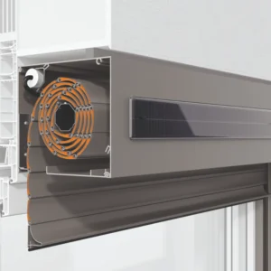 Querschnitt eines Solarrollladens