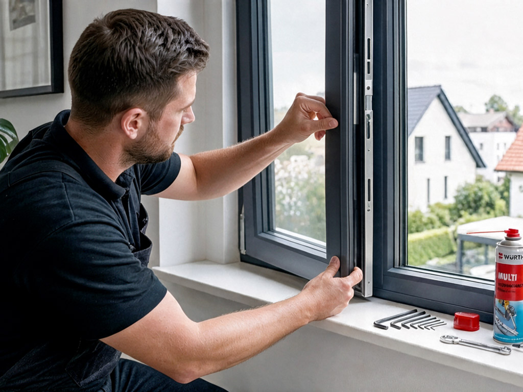 Fenster einstellen